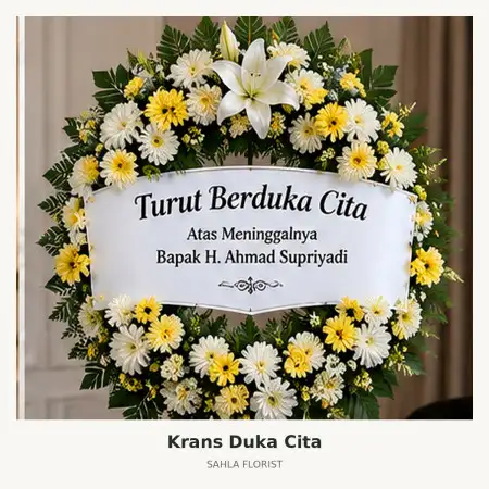 Krans Bunga Duka Ogan Komering Ilir